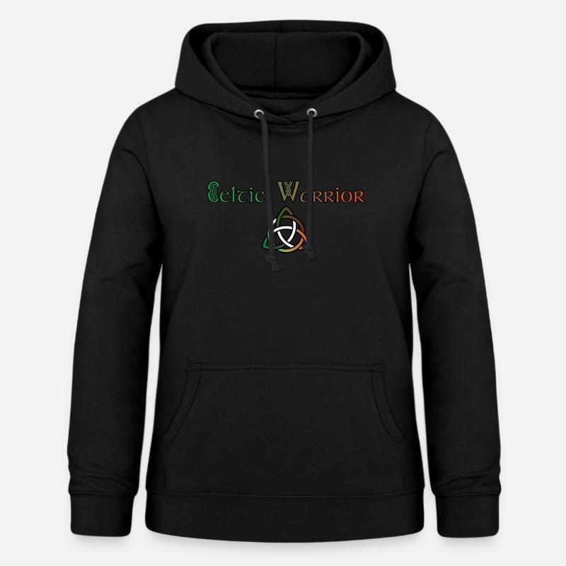 Guerrier Celte - Sweat à capuche Femme - noir