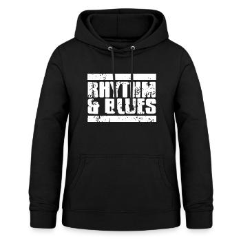Vintage Rhythm & Blues Cool Rn'b Lover T-Shirt - Frauen Hoodie - Schwarz - Vorne - AI Model Female 172 light (172cm)