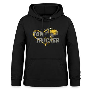 Tow Trucker Heart Tow Truck Operator - Frauen Hoodie - Schwarz - Vorne - AI Model Female 172 light (172cm)