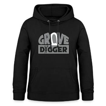 Grave Digger - Women's Hoodie - black - Front - AI Model Female 172 light (172cm)