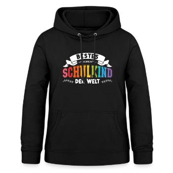 Schulkind Schulanfang Schulbeginn Geschenk - Frauen Hoodie - Schwarz - Vorne - AI Model Female 172 light (172cm)