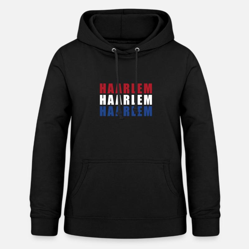 HAARLEM - Sweat à capuche Femme - noir