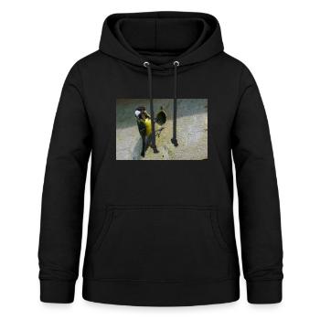 Great Tit Feeding Chicks - Women's Hoodie - black - Front - AI Model Female 172 light (172cm)
