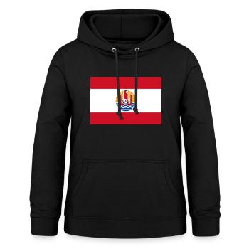 Französisch-Polynesien - Frauen Hoodie - Schwarz - Vorne - AI Model Female 172 light (172cm)