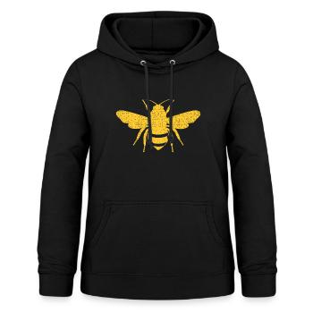 Biene Honigbiene Insekt - Frauen Hoodie - Schwarz - Vorne - AI Model Female 172 light (172cm)