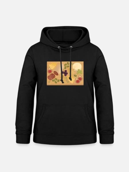 Charcuterie-Brett - Frauen Hoodie - Schwarz