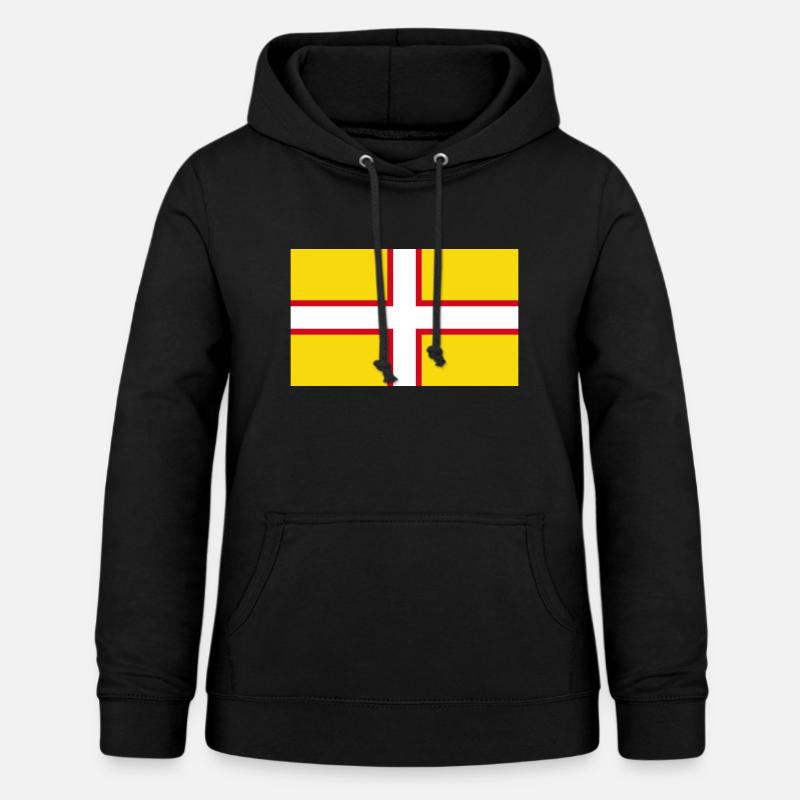 Drapeau Dorset - Sweat à capuche Femme - noir
