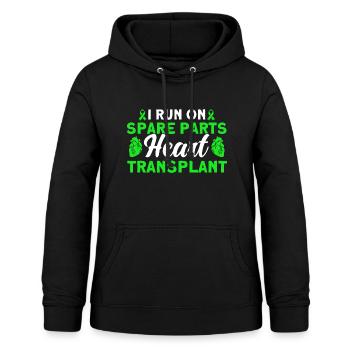 Organ Donor Organ Transplant Surgery - Women's Hoodie - black - Front - AI Model Female 172 light (172cm)