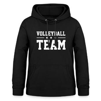 Volleyball Team - Frauen Hoodie - Schwarz - Vorne - AI Model Female 172 light (172cm)
