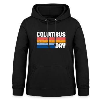 Christopher Columbus - Frauen Hoodie - Schwarz - Vorne - AI Model Female 172 light (172cm)