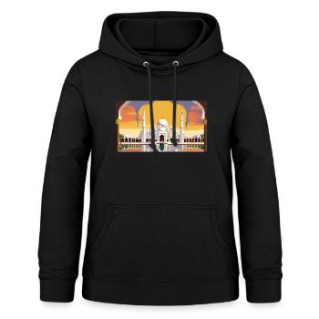 Sheikh Zayed Grand Mosque, Abu Dhabi, UAE, Pixel A - Women's Hoodie - black - Front - AI Model Female 172 light (172cm)