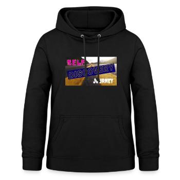 Selbstfindungsreise - Frauen Hoodie - Schwarz - Vorne - AI Model Female 172 light (172cm)