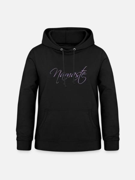 Yoga, Namaste - Frauen Hoodie - Schwarz