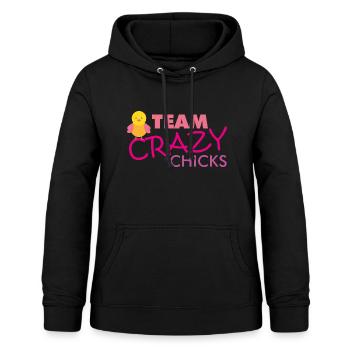 Teamshirt chicks Muddy Run Shirt Grümpeltunier - Frauen Hoodie - Schwarz - Vorne - AI Model Female 172 light (172cm)