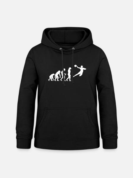 Evolution Handball Kinder - Frauen Hoodie - Schwarz