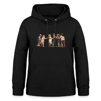Tug-of-war, just child's play? - Women's Hoodie - black - Front - AI Model Female 172 light (172cm)