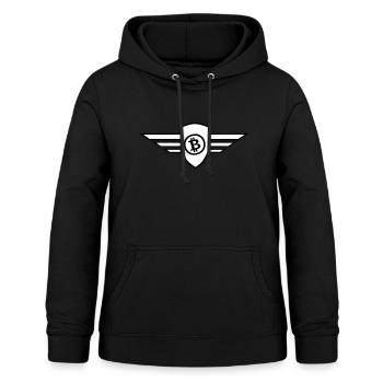 Bitcoin - Sweat à capuche Femme - noir - Devant - AI Model Female 172 light (172cm)