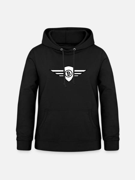 Bitcoin - Sweat à capuche Femme - noir