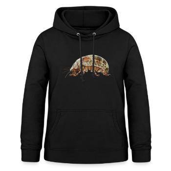 Assel - Frauen Hoodie - Schwarz - Vorne - AI Model Female 172 light (172cm)