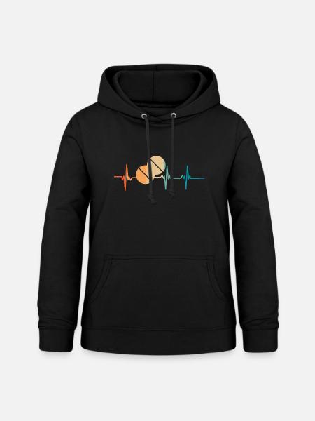 Herzschlag-Medikamente-Pille - Frauen Hoodie - Schwarz