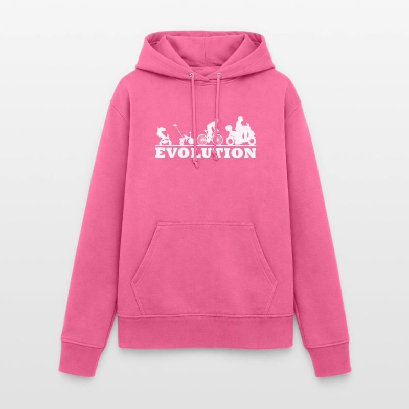 Motorroller Rollerfahrer - Evolution Frauen Hoodie