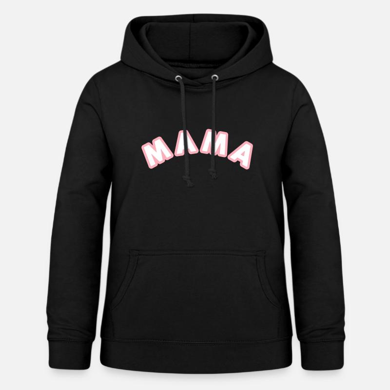 MAMA Cool Mom Imprimer - Sweat à capuche Femme - noir
