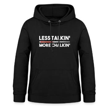 Billard billard billard - Sweat à capuche Femme - noir - Devant - AI Model Female 172 light (172cm)
