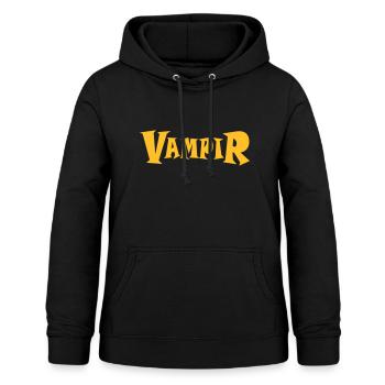 VAMPIR - Frauen Hoodie - Schwarz - Vorne - AI Model Female 172 light (172cm)
