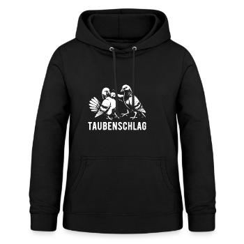Taubenschlag - Wortspiel - Frauen Hoodie - Schwarz - Vorne - AI Model Female 172 light (172cm)