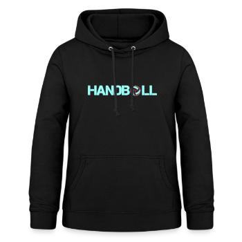 handball - Frauen Hoodie - Schwarz - Vorne - AI Model Female 172 light (172cm)