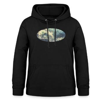 univers - Sweat à capuche Femme - noir - Devant - AI Model Female 172 light (172cm)