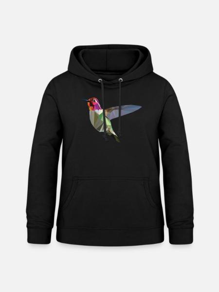 Kolibri - Frauen Hoodie - Schwarz