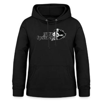 Putz Spritzer - Frauen Hoodie - Schwarz - Vorne - AI Model Female 172 light (172cm)