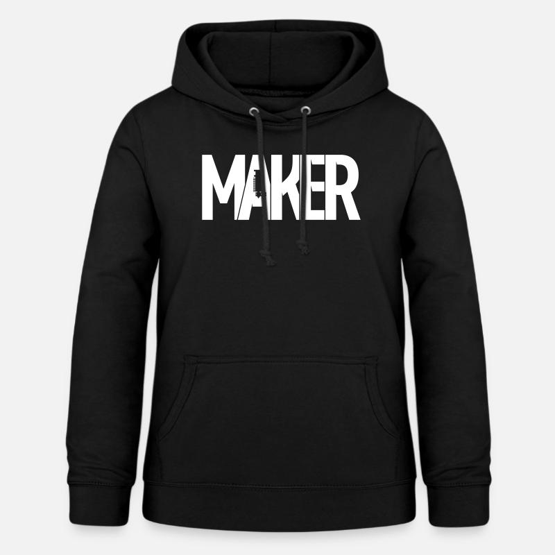 3D Print Maker - Women's Hoodie - black