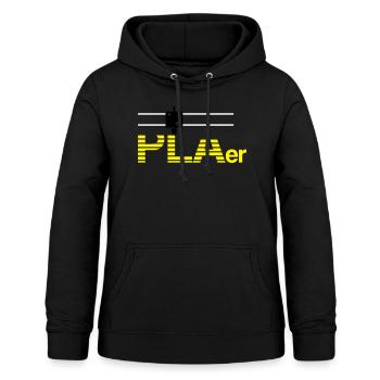 Imprimante PLAER 3D - Sweat à capuche Femme - noir - Devant - AI Model Female 172 light (172cm)