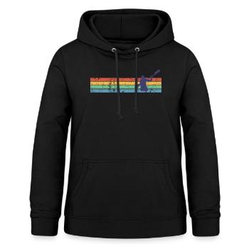 Pagayer - Sweat à capuche Femme - noir - Devant - AI Model Female 172 light (172cm)