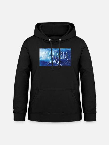 Vitamin Meer - Frauen Hoodie - Schwarz