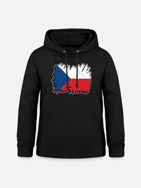 Czech Design für Tschechen Fans - Frauen Hoodie - Schwarz