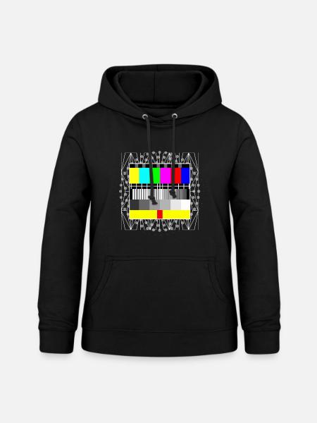 Fernseher - Frauen Hoodie - Schwarz