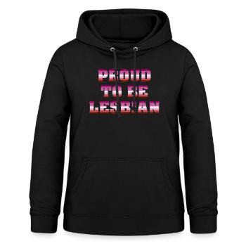 Proud To Be Lesbian - Frauen Hoodie - Schwarz - Vorne - AI Model Female 172 light (172cm)