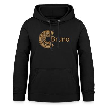 Für Bruno - Frauen Hoodie - Schwarz - Vorne - AI Model Female 172 light (172cm)