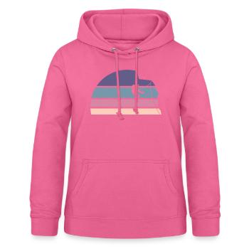 Sturz ins Nichts - Frauen Hoodie - Pink - Vorne - AI Model Female 172 light (172cm)