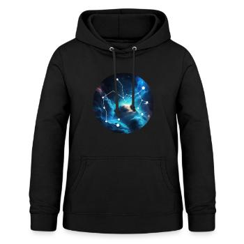 Schütze - Frauen Hoodie - Schwarz - Vorne - AI Model Female 172 light (172cm)