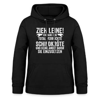Schildkröte Schildkröten - Frauen Hoodie - Schwarz - Vorne - AI Model Female 172 light (172cm)
