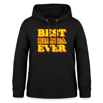 Bianca Vorname lustiges Geschenk - Frauen Hoodie - Schwarz - Vorne - AI Model Female 172 light (172cm)