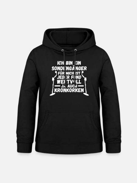 Sondeln Sondel Sondengänger Sondler - Frauen Hoodie - Schwarz