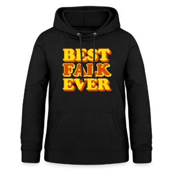 Falk Prénom Cadeau Drôle - Sweat à capuche Femme - noir - Devant - AI Model Female 172 light (172cm)