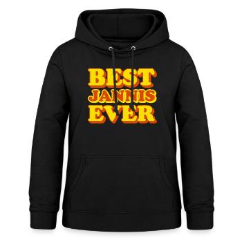 Jannis First Name Funny Gift - Women's Hoodie - black - Front - AI Model Female 172 light (172cm)