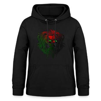 Martinique - Frauen Hoodie - Schwarz - Vorne - AI Model Female 172 light (172cm)
