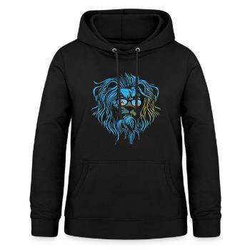 St. Lucia - Frauen Hoodie - Schwarz - Vorne - AI Model Female 172 light (172cm)